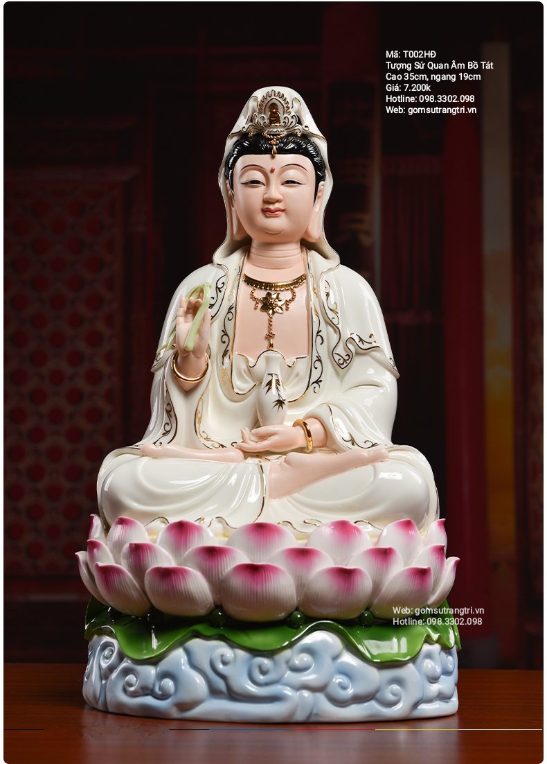 Tượng Sứ Quan Âm Bồ Tát